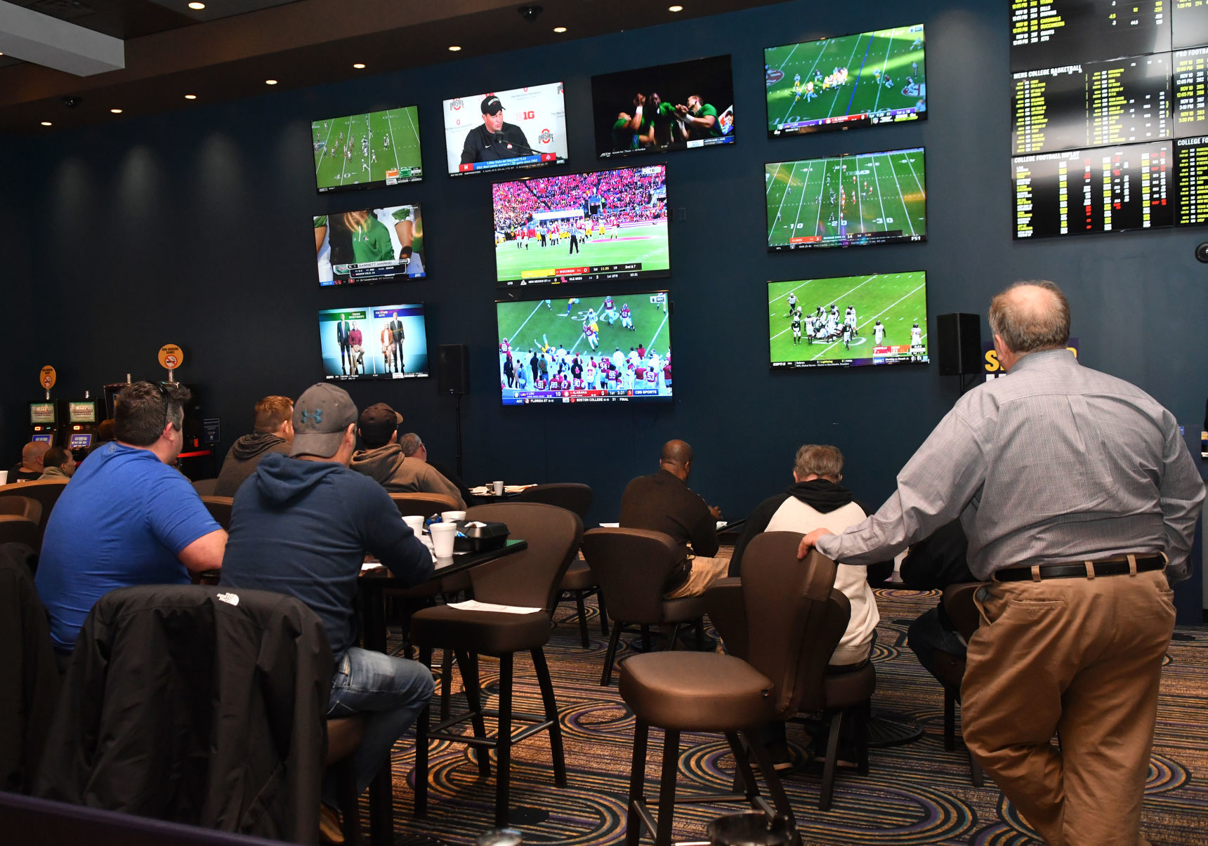 Sports betting at Isle of Capri in Bettendorf.